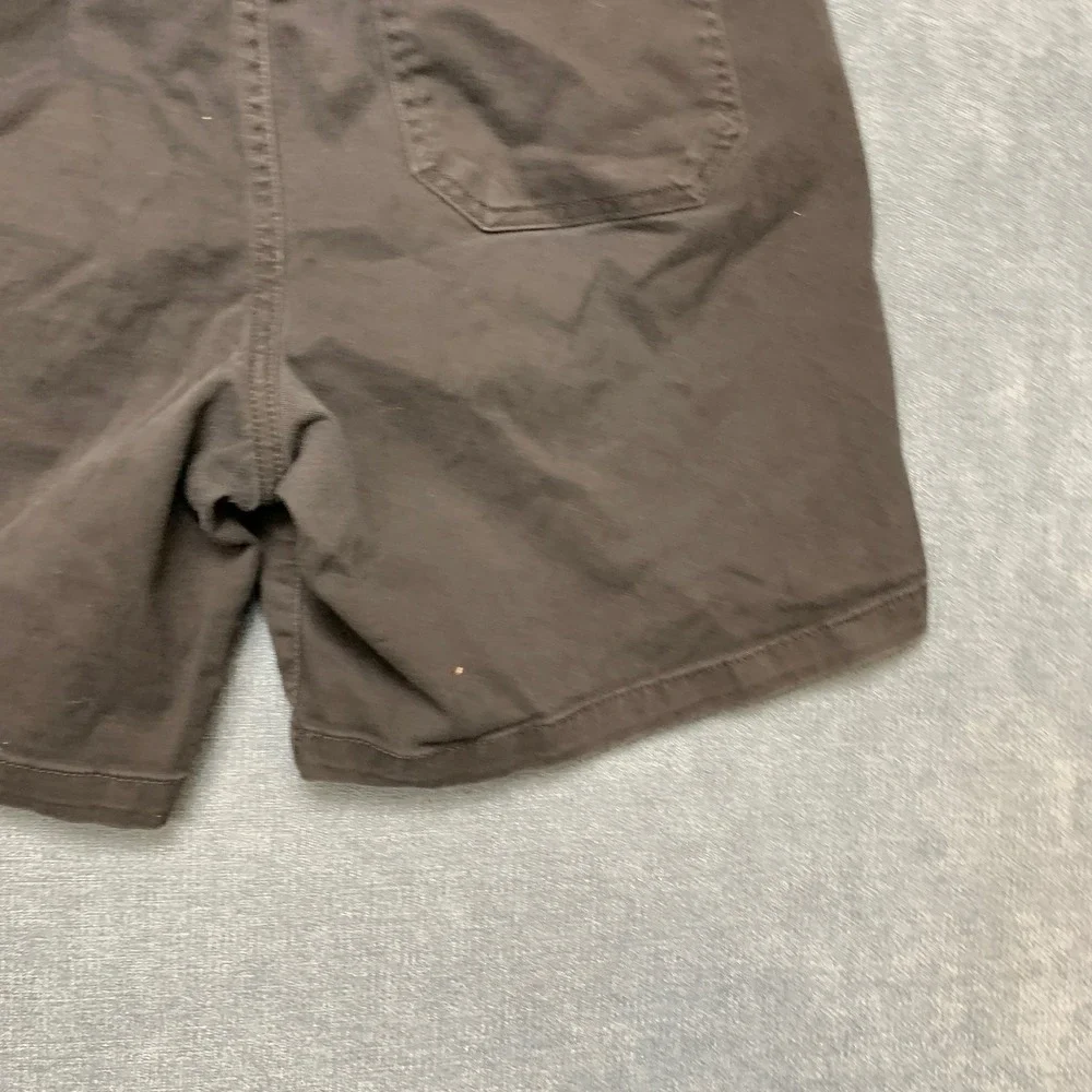 Vans Chino Shorts Mens Medium Black Slash Pockets Casual Summer Drawstring Waist
